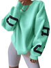 ChicStreet Trendy Oversized Letter Hoodie ATHLEXES
