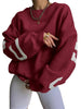ChicStreet Trendy Oversized Letter Hoodie ATHLEXES