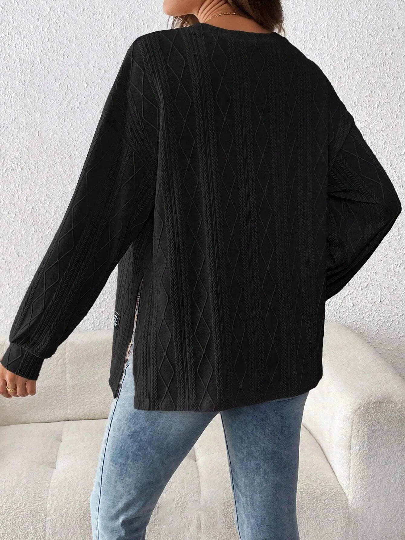 CozyMom O-Neck Maternity Pullover Sweater ATHLEXES