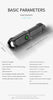 Tactical Zoom LED Flashlight - USB Rechargeable Torch ATHLEXES
