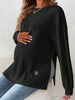 CozyMom O-Neck Maternity Pullover Sweater ATHLEXES