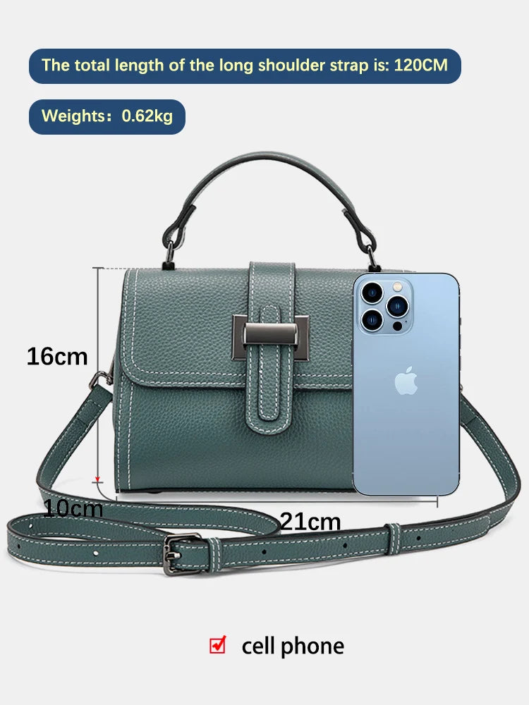 Zency Luxury Genuine Leather Envelope Bag for Women ATHLEXES