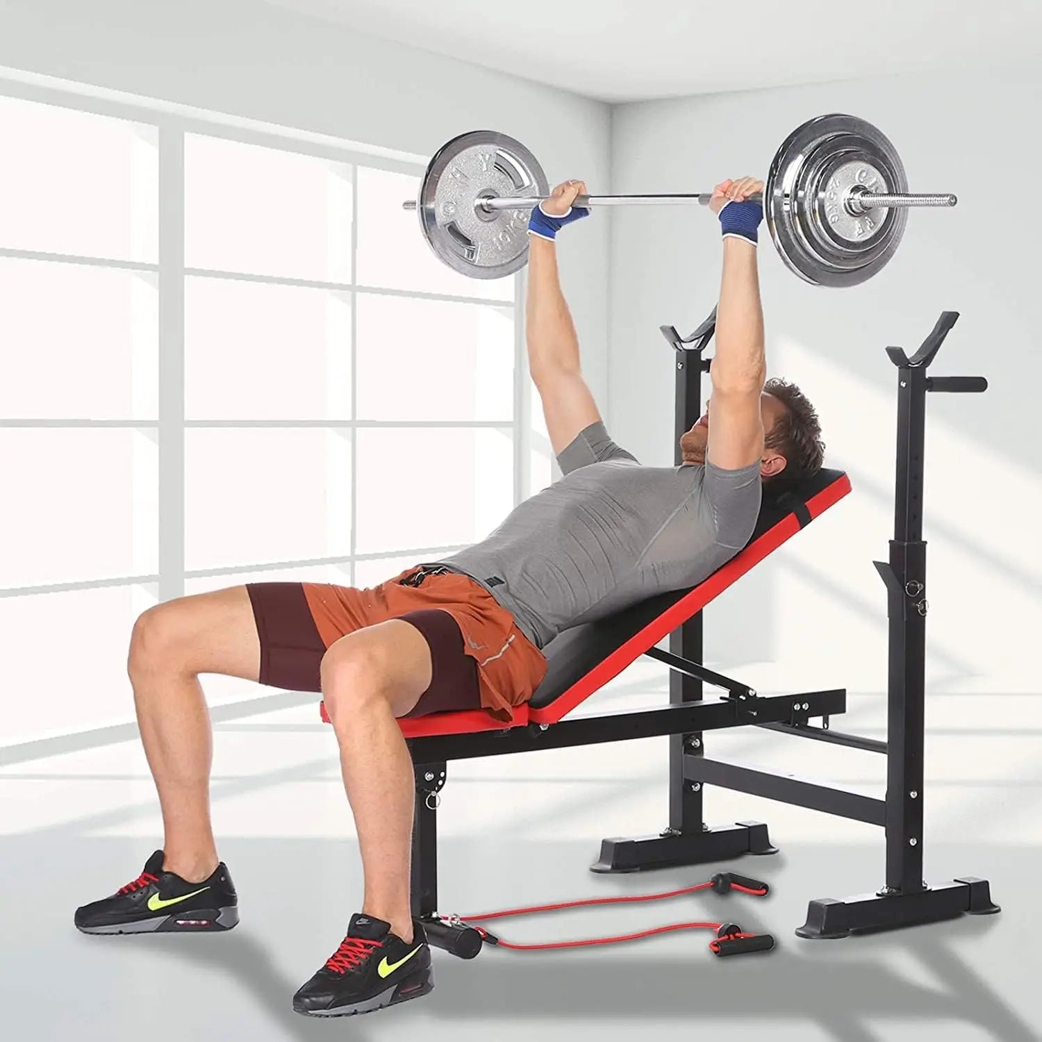 Ultimate 600lbs 6 in 1 Adjustable Workout Bench ATHLEXES