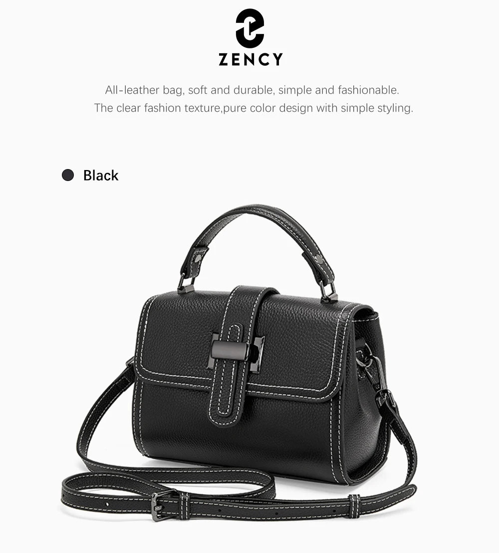 Zency Luxury Genuine Leather Envelope Bag for Women ATHLEXES