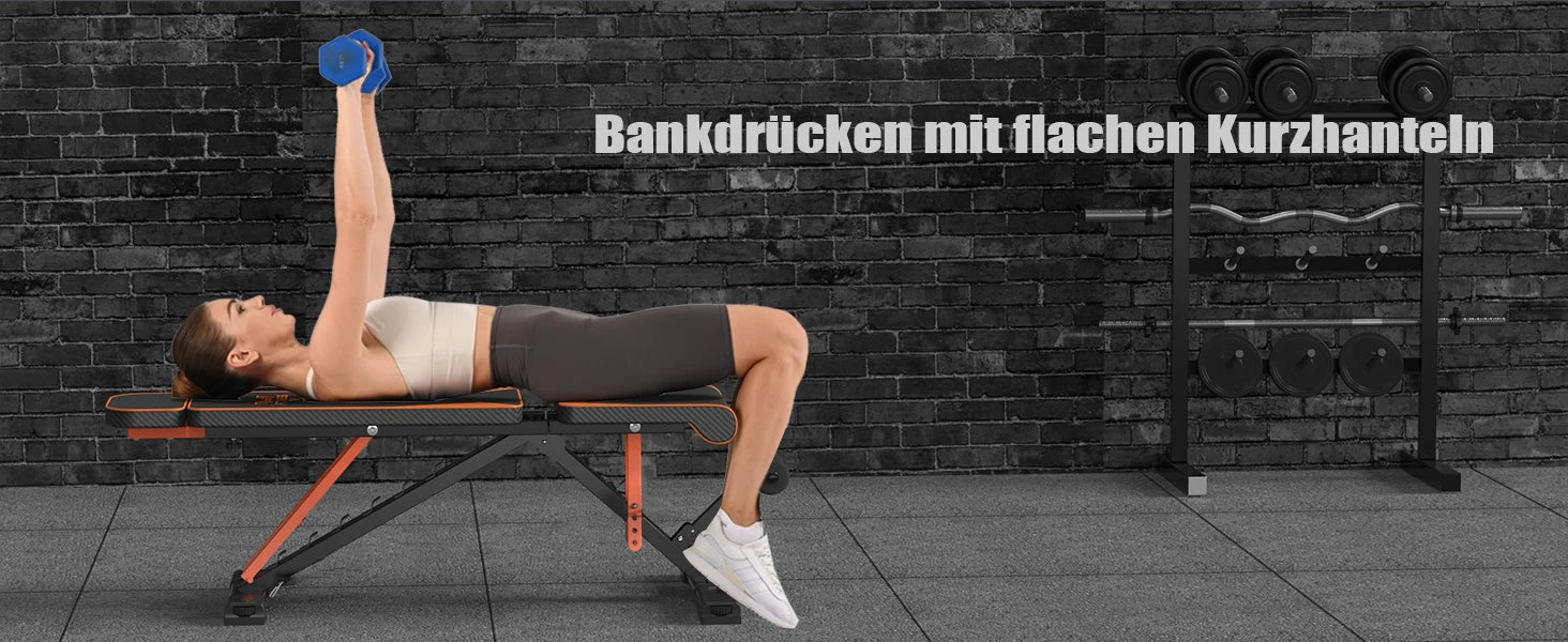Bigzzia Versatile Folding Weight Bench ATHLEXES