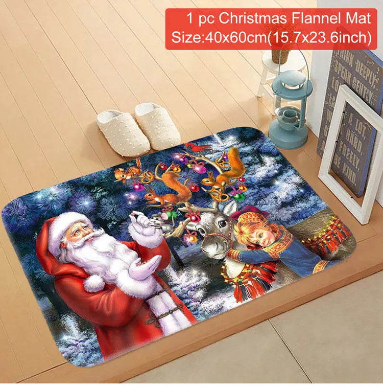 Santa Claus Holiday Outdoor Door Mat 2024 ATHLEXES