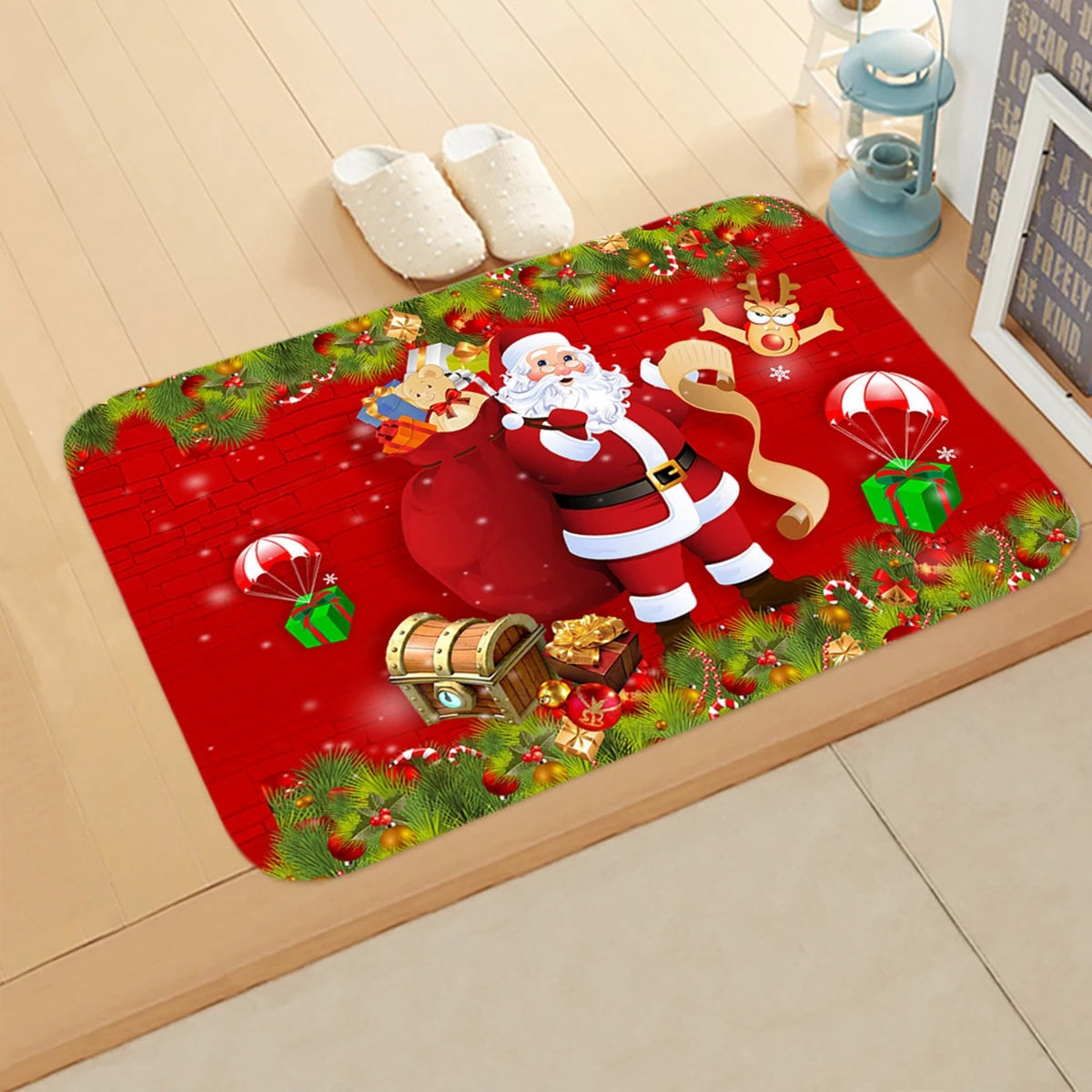 Santa Claus Holiday Outdoor Door Mat 2024 ATHLEXES