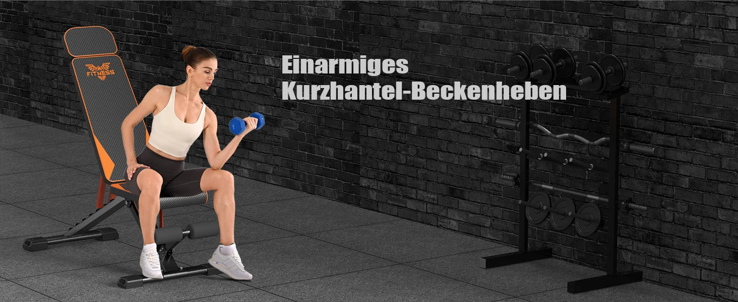 Bigzzia Versatile Folding Weight Bench ATHLEXES