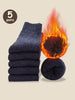 CozyUp Solid Color Unisex Mid-Calf Socks Set ATHLEXES