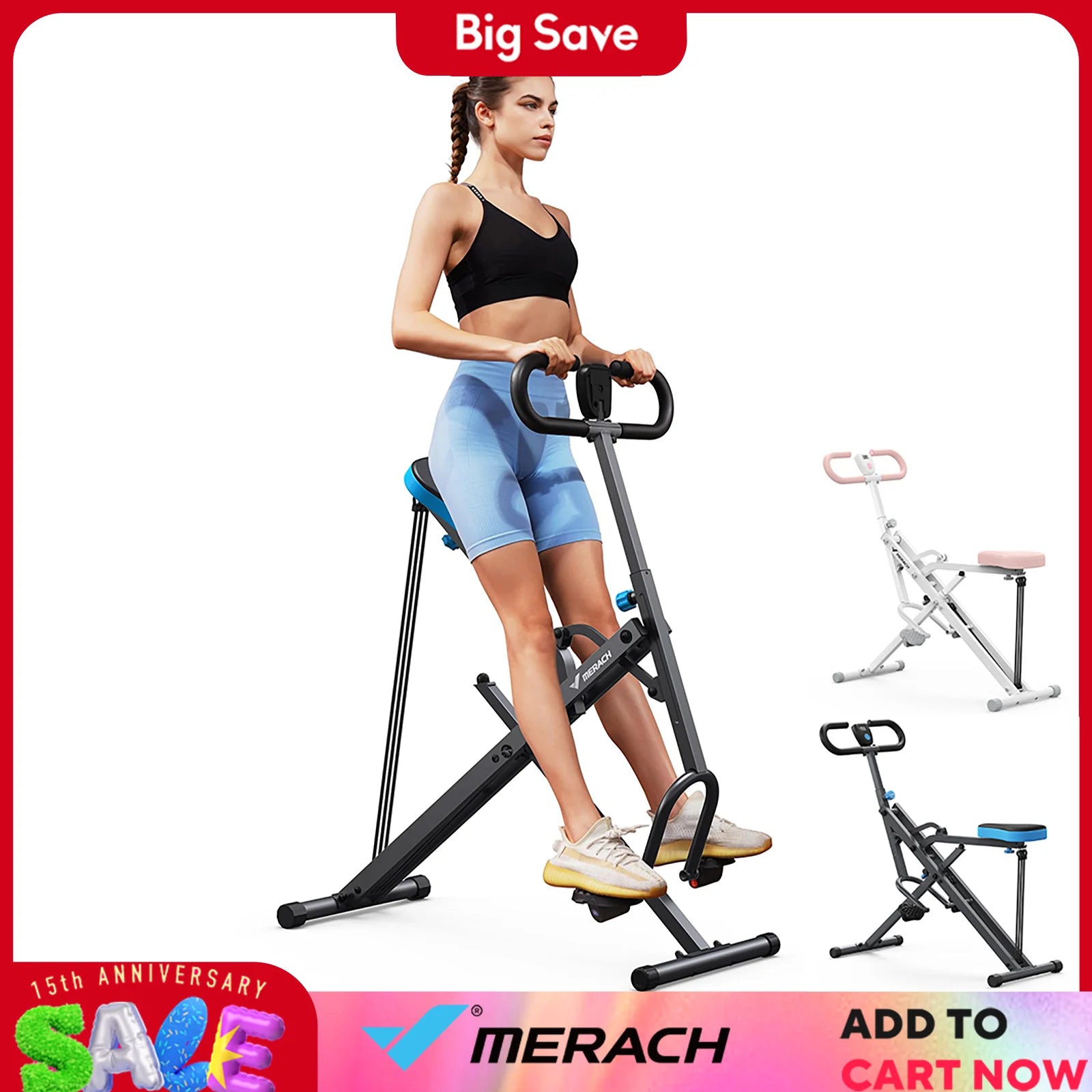 MERACH 2in1 Foldable Squat and Row Machine ATHLEXES