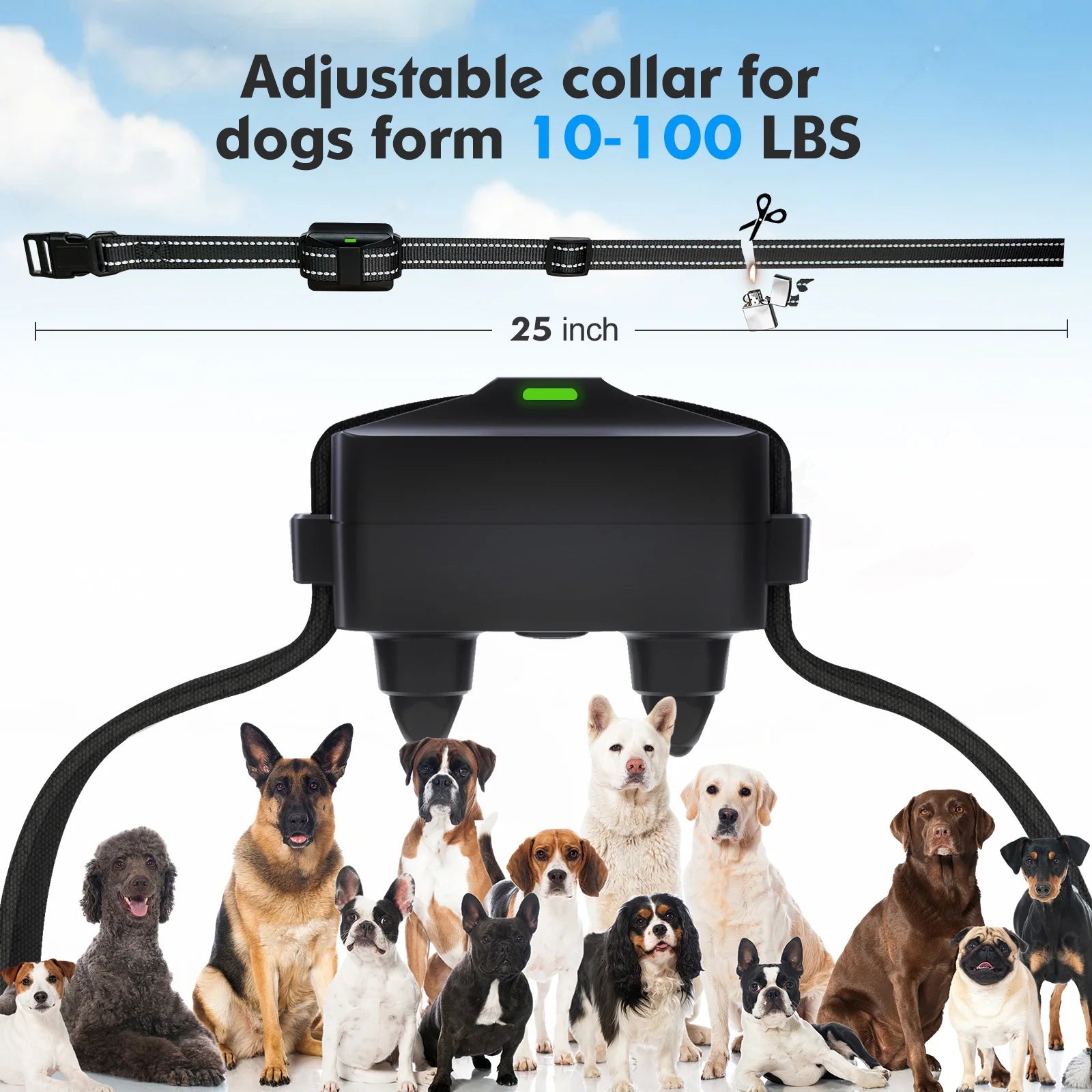 PEDONO Electric Dog Training Collar With Remote Dog Shock Collar Beep Vibration Static Waterproof Training Collar for a Dog ATHLEXES