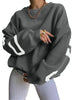 ChicStreet Trendy Oversized Letter Hoodie ATHLEXES