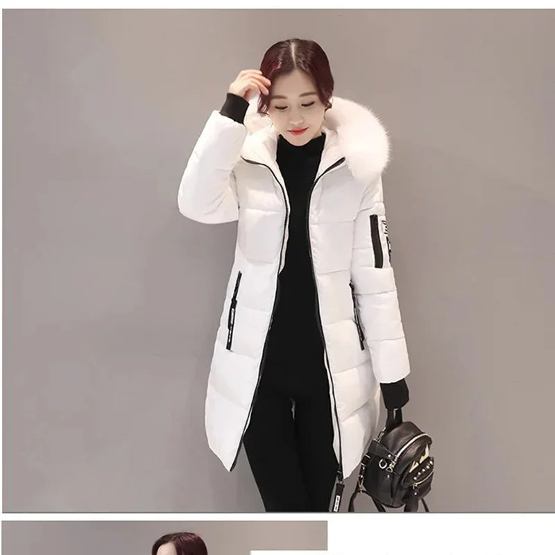 ChicShield Women’s Winter Parka Coat with Fur-Trimmed Hood ATHLEXES