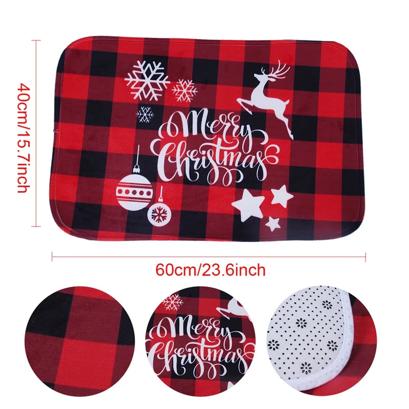 Santa Claus Holiday Outdoor Door Mat 2024 ATHLEXES