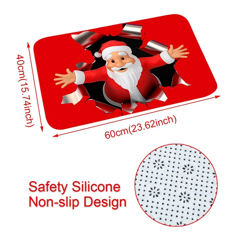 Santa Claus Holiday Outdoor Door Mat 2024 ATHLEXES