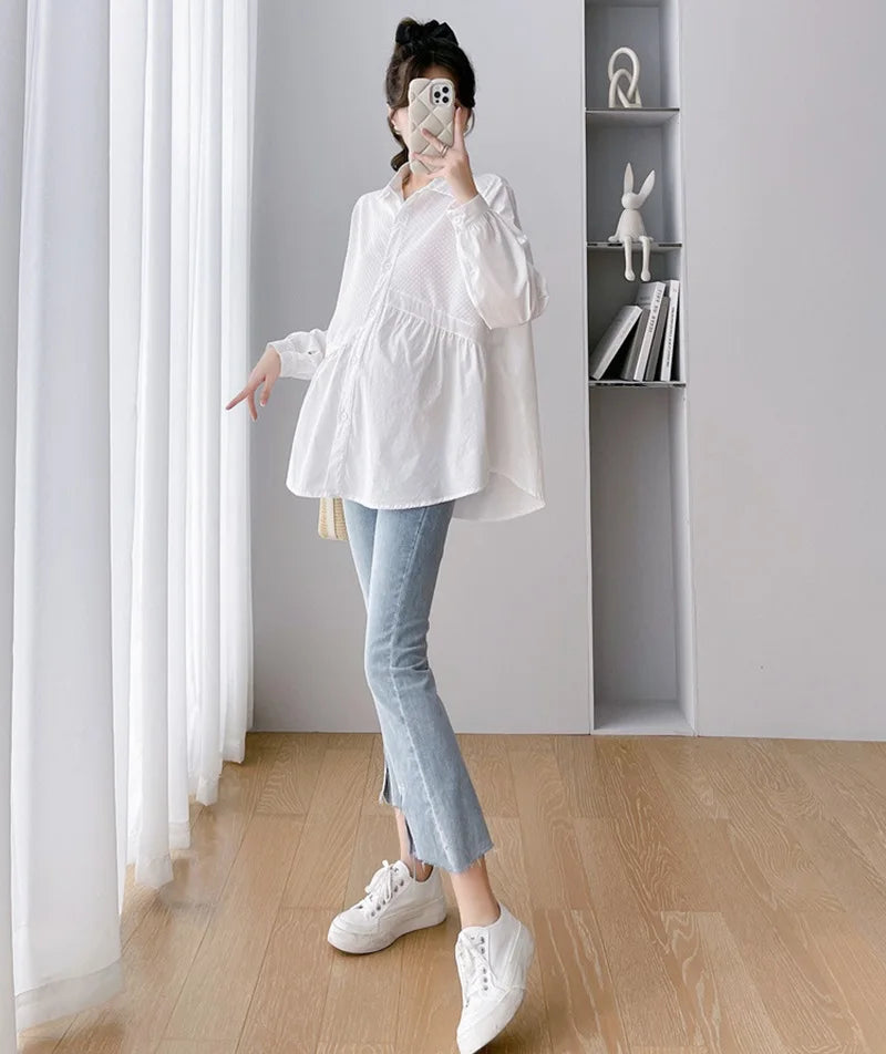 NurtureComfort Maternity Nursing Blouse ATHLEXES