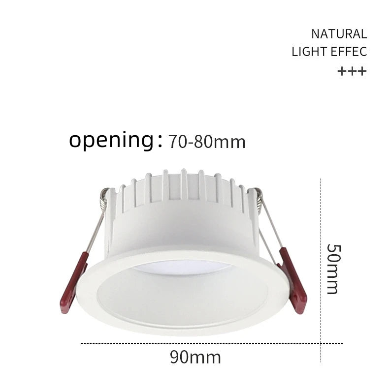Anti-Glare Recessed LED Downlights ATHLEXES