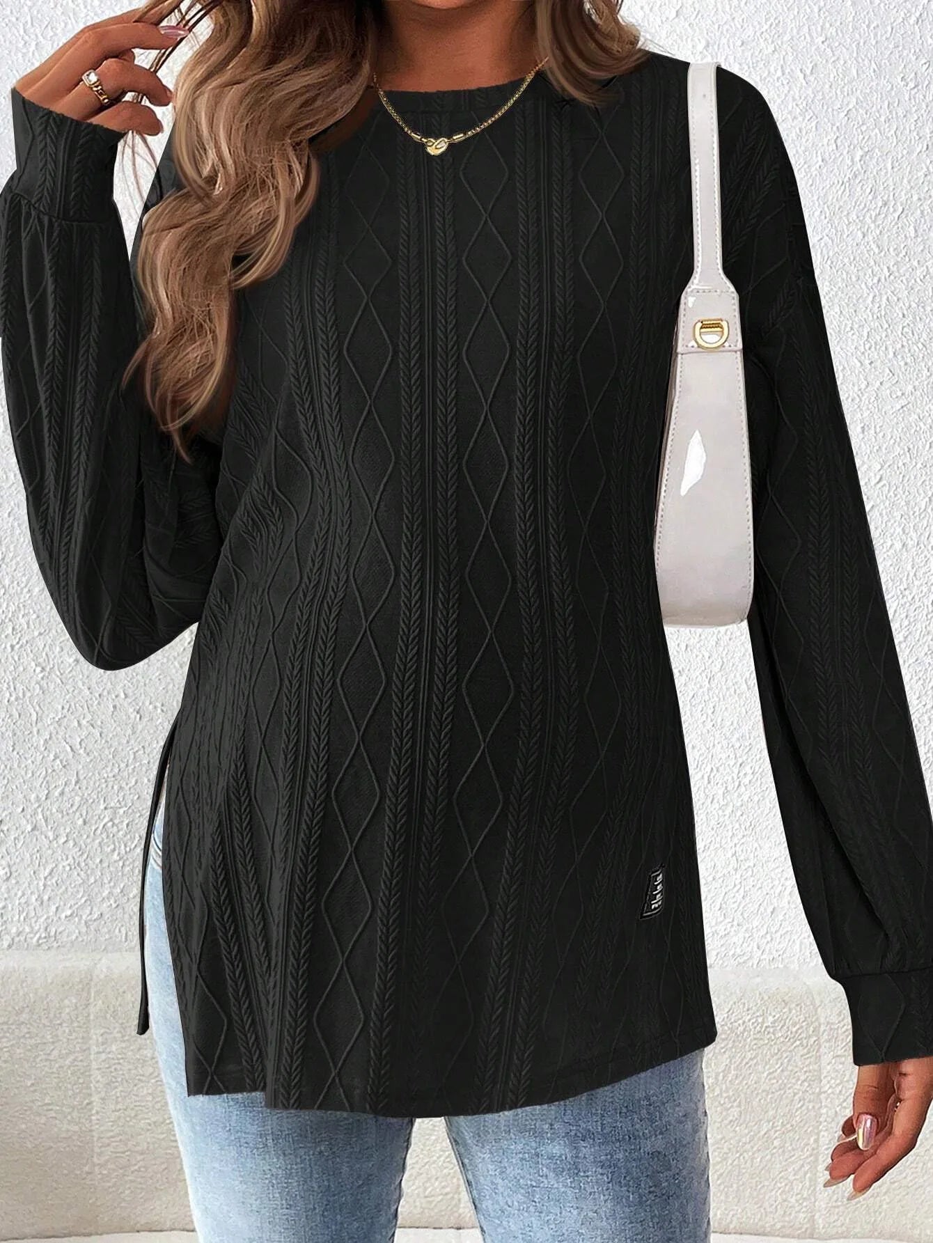 CozyMom O-Neck Maternity Pullover Sweater ATHLEXES