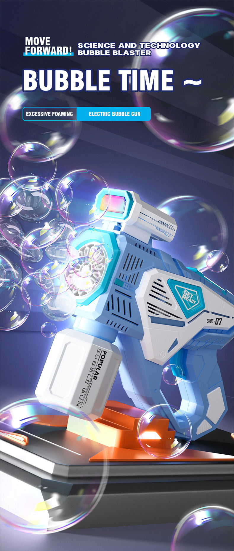 Astronaut Bubble Blaster Automatic Bubble Gun ATHLEXES