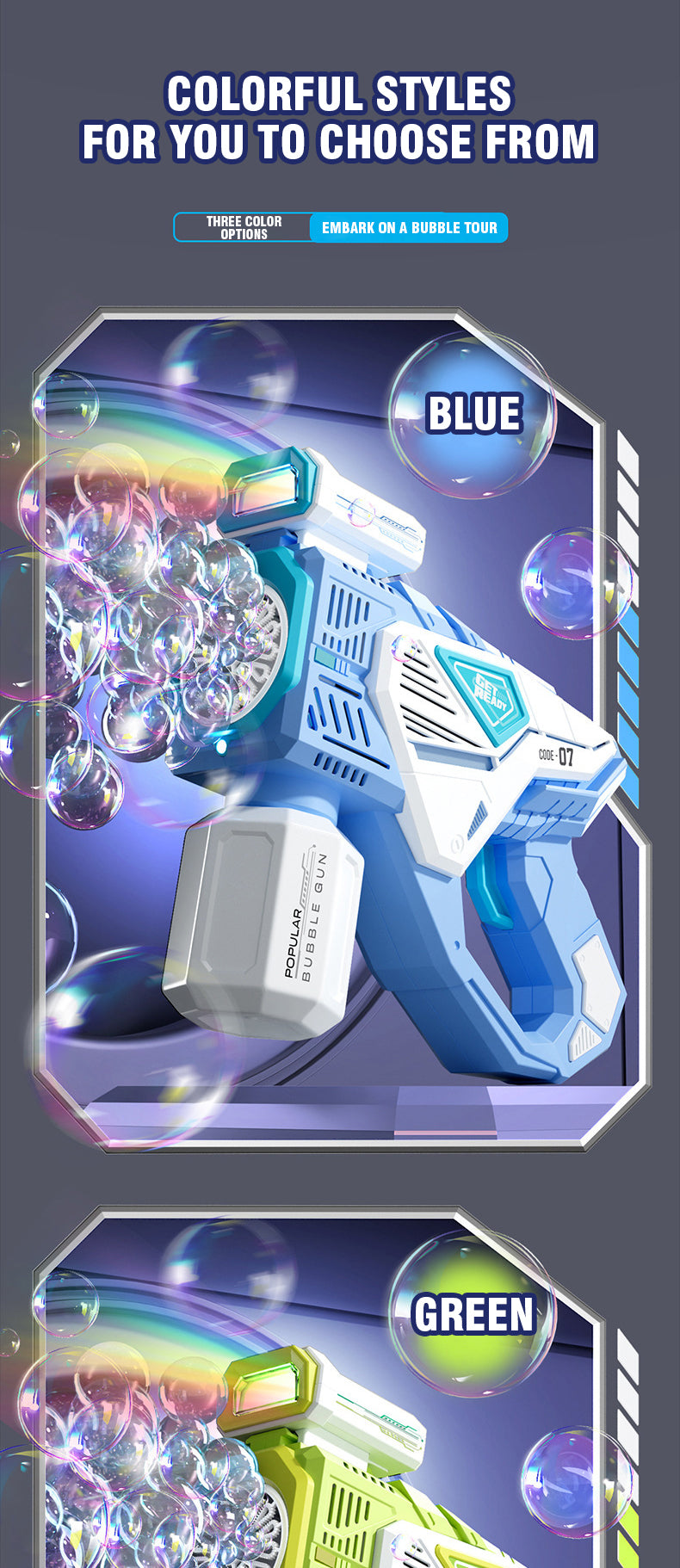 Astronaut Bubble Blaster Automatic Bubble Gun ATHLEXES