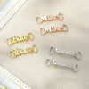 Personalized Stainless Steel Name Buckle for Sneakers ATHLEXES