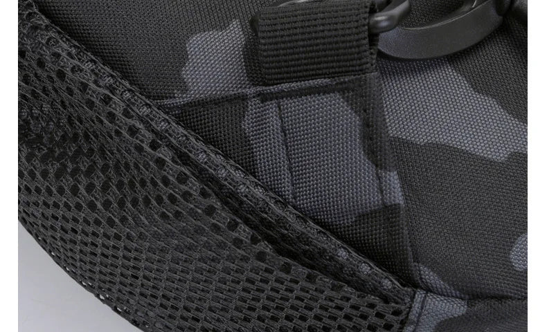 Tactical Sling Shoulder Bags Waterproof Night Reflective Strip Pack EDC Molle Chest Bag 10L Capacity Black ATHLEXES