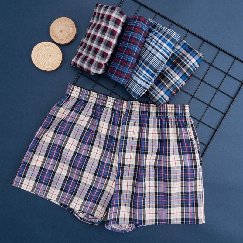 ComfortFit Men's Cotton Boxer Shorts Set ATHLEXES