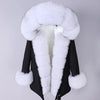 Sophisticated Real Fur Hooded Outerwear ATHLEXES