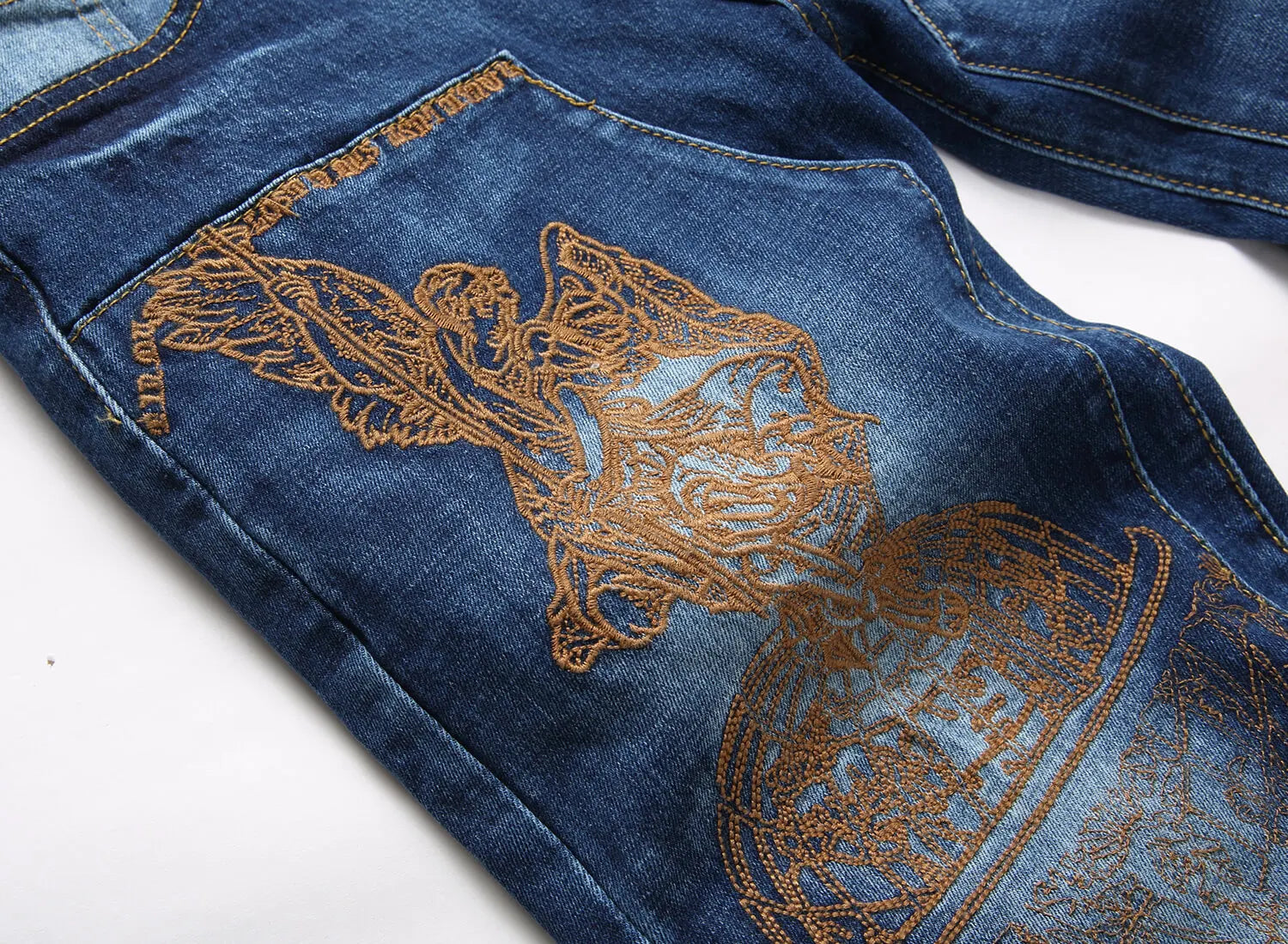 Urban Edge Distressed Y2K Denim Jeans ATHLEXES