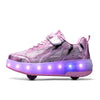GlowRoll Adjustable LED Roller Shoes ATHLEXES