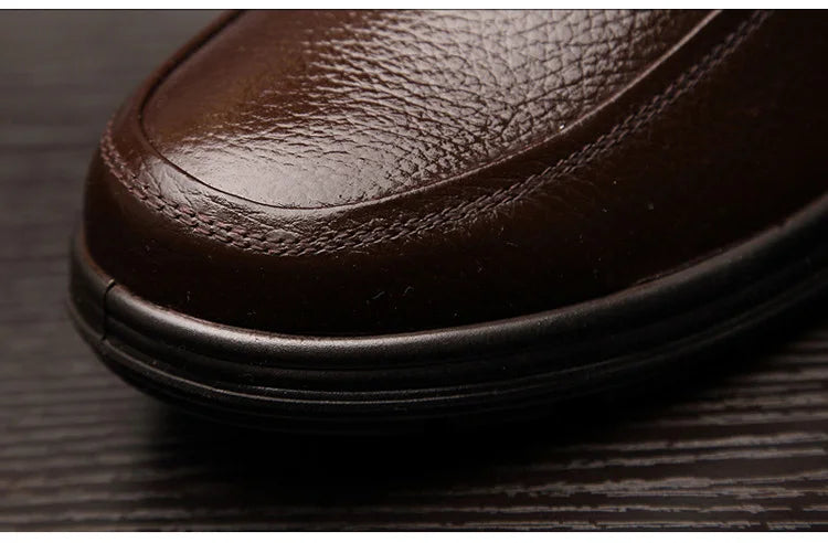 Luxurious Leather Casual Flats for Men - ZH740 ATHLEXES