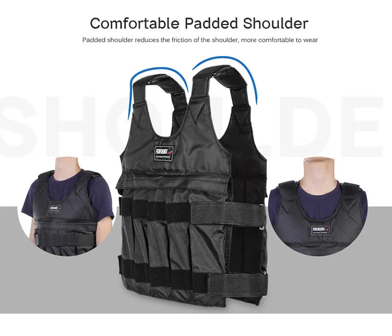 Premium Weighted Vest for Strength Training ATHLEXES