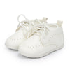 Meckior Retro Leather Baby Shoes with Anti-Slip Rubber Sole ATHLEXES