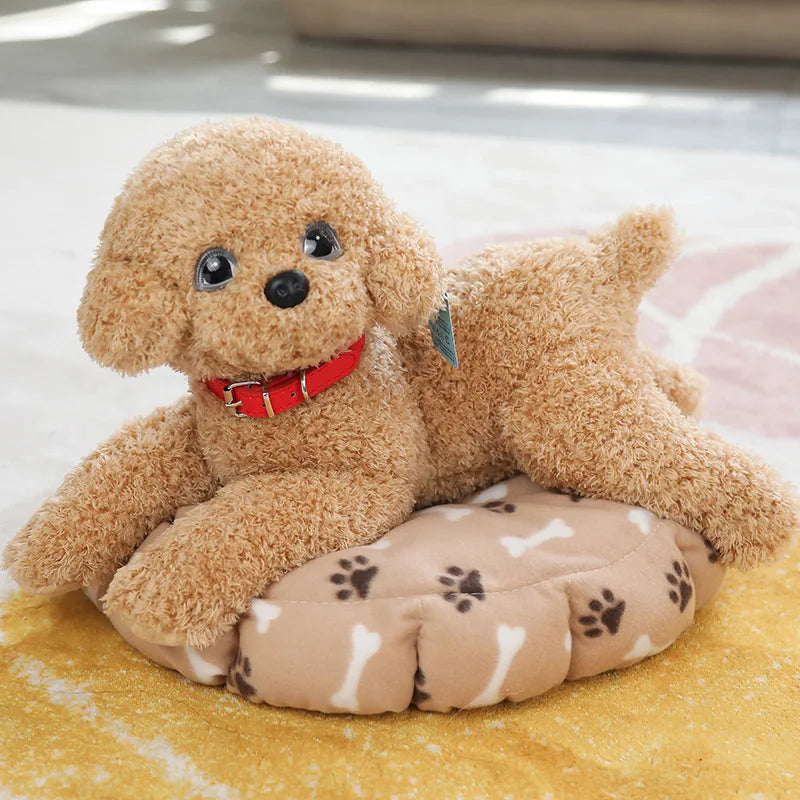 CuddlePup Realistic Plush Dog Toy ATHLEXES