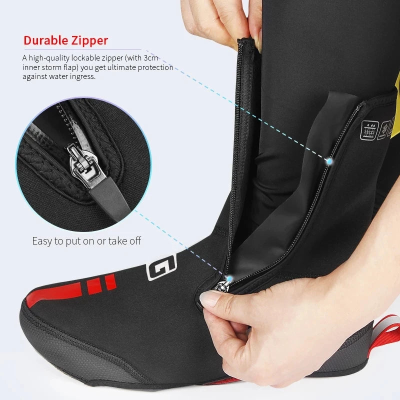 GIYO Waterproof Windproof Fleece Cycling Overshoes for Winter Ride ATHLEXES