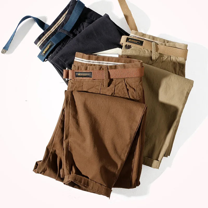 K2171 2024 Japanese Retro Loose Casual Pencil Pants for Men ATHLEXES