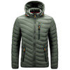 CHAIFENKO Men's Stylish Waterproof Hooded Jacket 2024 ATHLEXES