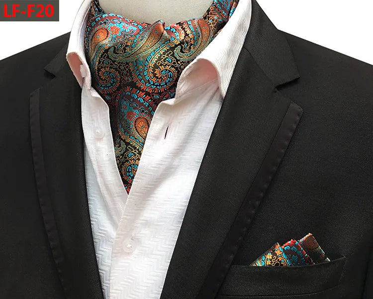 Paisley Elegance Ascot Cravat Set ATHLEXES