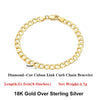 Rinntin 18K Gold Cuban Link Chain Necklace ATHLEXES