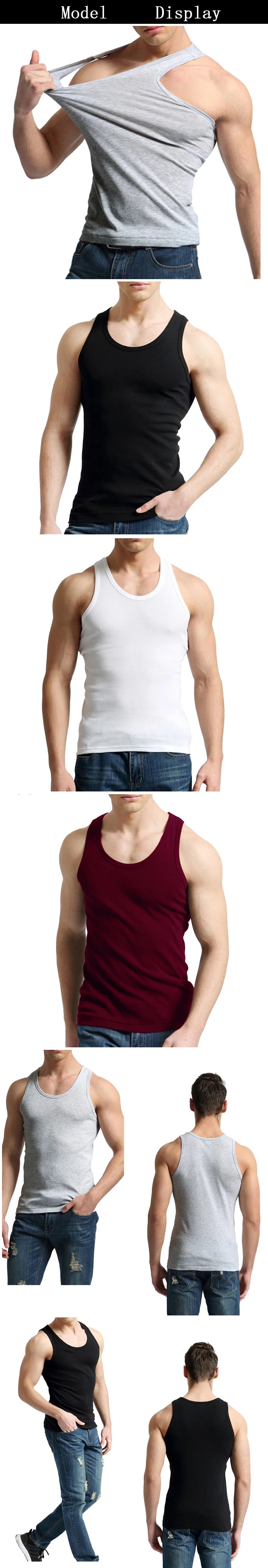 CoolCotton Men's Summer Fitness Tank Tops ATHLEXES