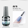 OXXI No Wipe Gel Polish Base and Top Coat Kit ATHLEXES