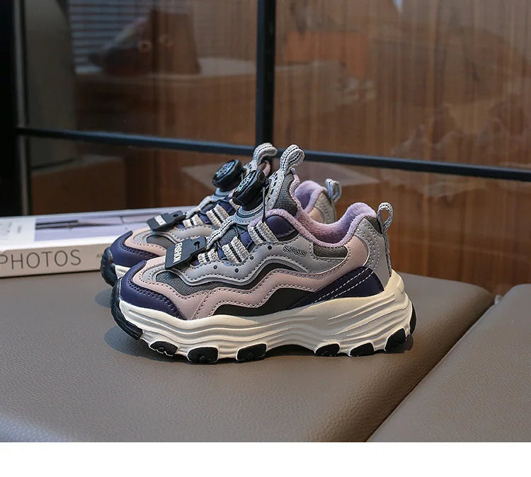 FleeceLined Kids Sneakers with NonSlip Sole ATHLEXES
