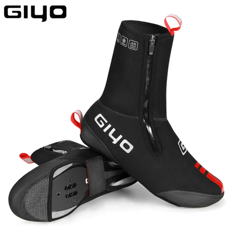 GIYO Waterproof Windproof Fleece Cycling Overshoes for Winter Ride ATHLEXES