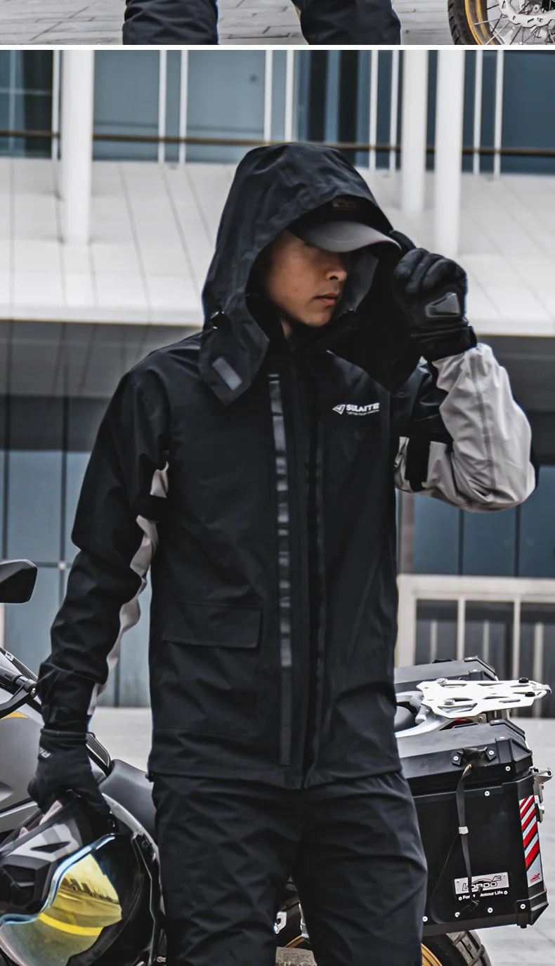 SULAITE Ultrathin Waterproof Rain Suit for All Weather ATHLEXES