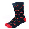 2024 Hiphop Funny Animal Dress Socks for Men - Flamingo & Penguin ATHLEXES