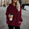 Chic Monochrome Hooded Sweater for Women ATHLEXES