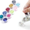 Premium Acrylic Makeup Storage Jars Set ATHLEXES