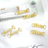 Custom Stainless Steel Nameplate Shoe Buckles for Best Friends ATHLEXES