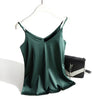 Silk Elegance V Neck Halter Cami Top for Women ATHLEXES