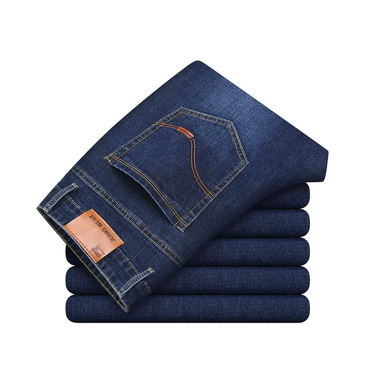 Blue Comfort Stretch Jeans for Men ATHLEXES
